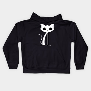 Blanco Cat Kids Hoodie